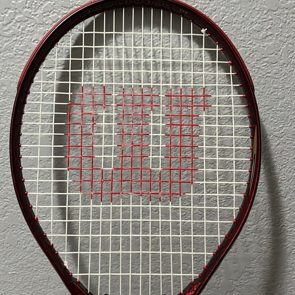 Wilson Pro 110 Red Tennis Racket & Cover - Picture 5 of 16